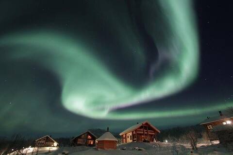 Saana panorama cabin with sauna/view of Saana