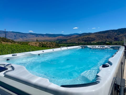 Oliver Oasis, Cab Franc: great swim spa & views!