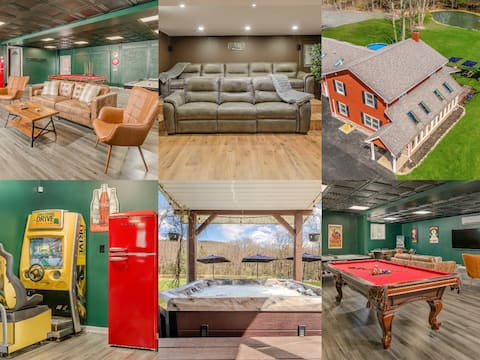 Modern Farmhouse-pool, hot tub, casino, movie room