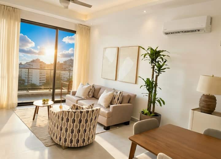 New Luxury  King Bed, Pool @Walking To Blue Mall - Santo Domingo