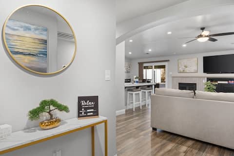 Top performing Airbnb: Modern 4BR/2BA + Game Room, Pool & EV Charger! in Bakersfield