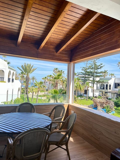 cozy apartment sea view Bahia Smir