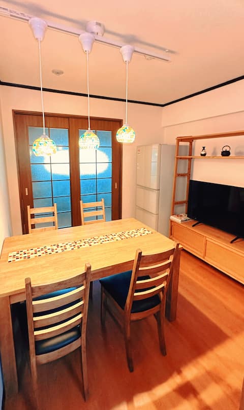 Long-term stay JR Kita-Kashiwa Station 2 minutes on foot Free parking Full kitchen Washing machine W