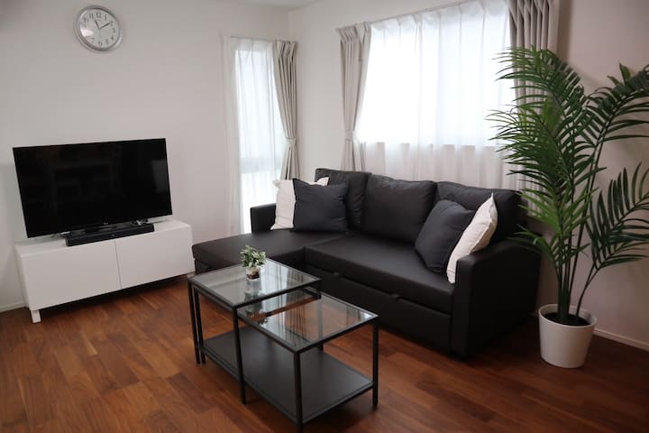 新築/戸建て/最大10名/四ツ木4min/スカイツリー5min/浅草8min/無料駐車場/羽田成田