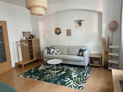 Erfolgreiche Airbnb-Immobilie: Green woodpecker at Little Venice *balcony*central* in Erfurt