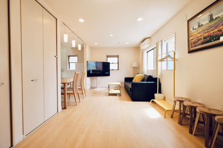 #OKB3″｜新宿・新大久保｜3卧室110㎡超大复式公寓｜附近3车站交通便利