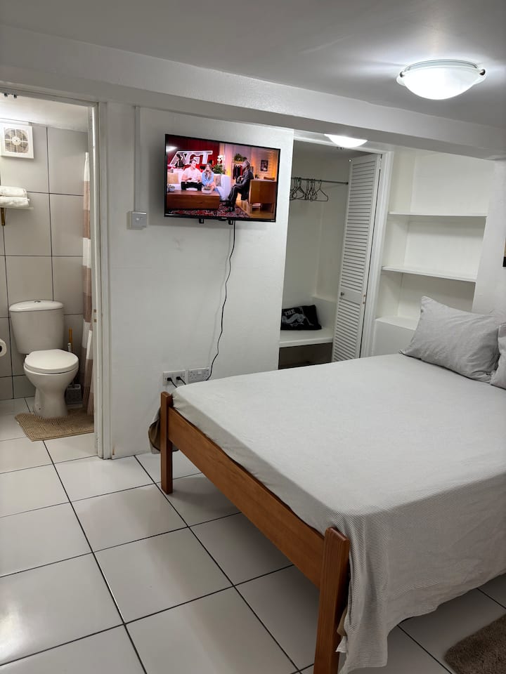 Включва смарт телевизор (Roku TV) с възможност за влизане в личните ви акаунти, като Netflix! 