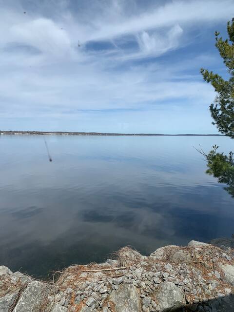 On the lake!