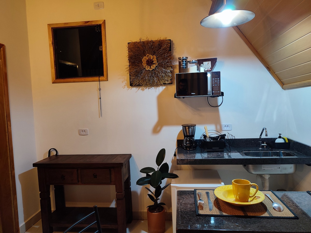 Popular Airbnb listing: Beautiful cabin in front of Cachoeira dos Félix in Bueno Brandão