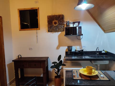Popular Airbnb listing: Beautiful cabin in front of Cachoeira dos Félix in Bueno Brandão