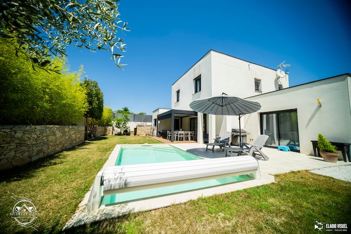 La Chrysalide - Villa à Nîmes - Piscine Et Jardin - Nîmes