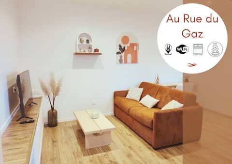At rue du gaz - XL bed, Wi-Fi & Comfort