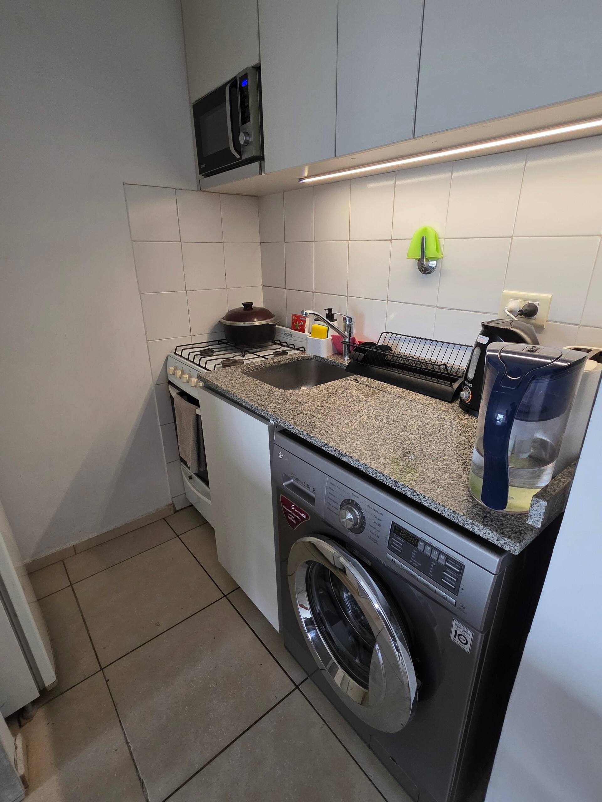 Квартира-студия в Villa Urquiza с балконом