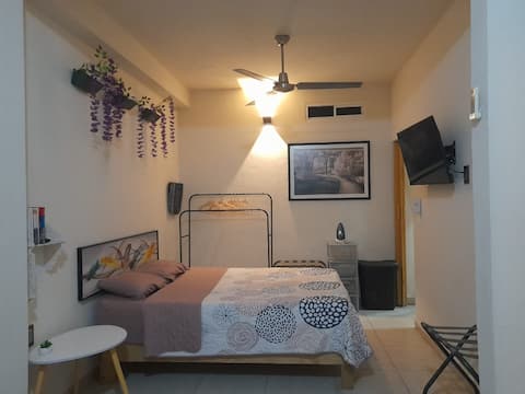 Comfortable and nice accommodation. Maps.