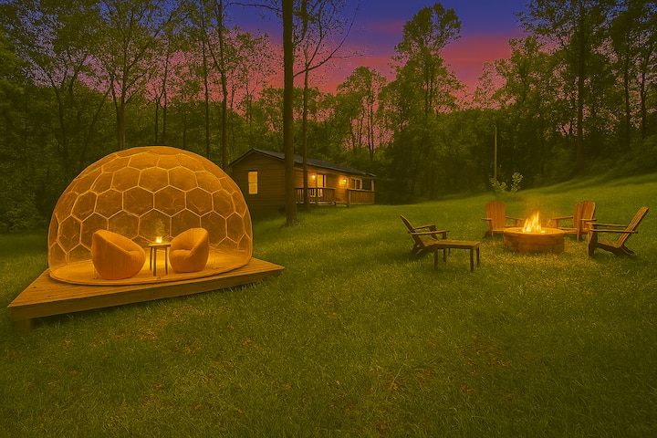 Hocking Hills W/ Stargazing Dome, Hottub, Firepit - Hocking County, OH