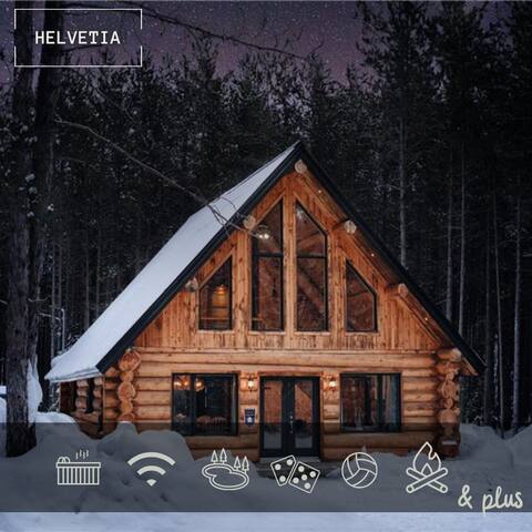 2 chalets for 25 people | Beach, river, spa +
