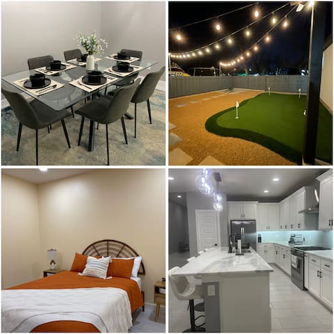 Modern Escape with Private Putting Green