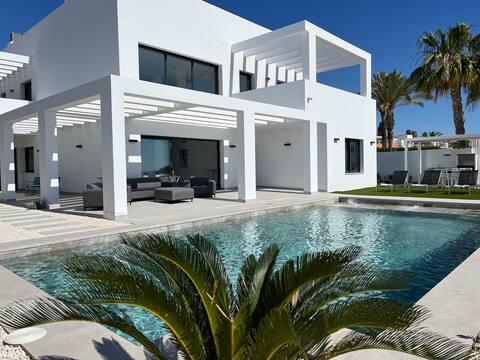 Large modern beach villa