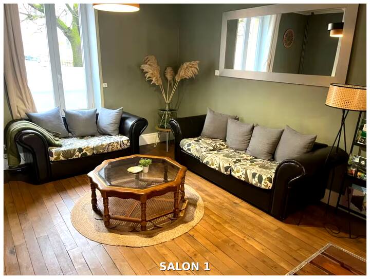 Maison Familiale Parking Clos, 4 Chambres, 2 Sdb - ibis Charleville Mezières