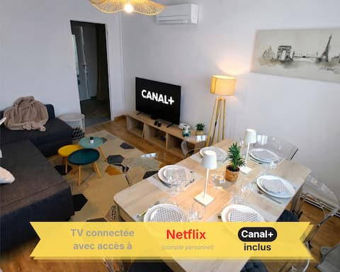 Spacious 4-room apartment with view of the Alps