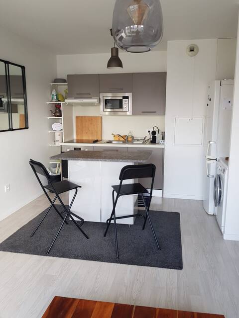 Quiet and bright apartment.