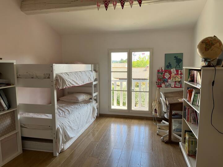 ห้องที่มีเตียงสองชั้น 2 เตียง 