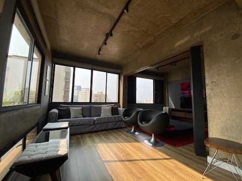 Successful Airbnb property: Studio amplo e estiloso no Cambuí 75m2 c/AR e GAR in Campinas