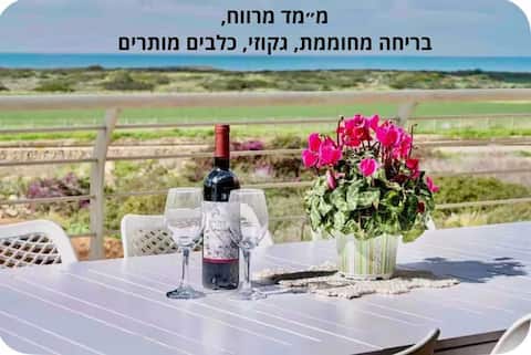 The Builders of MAMAD
MAMAD Heated pool, Jacuzzi, views, pets OK