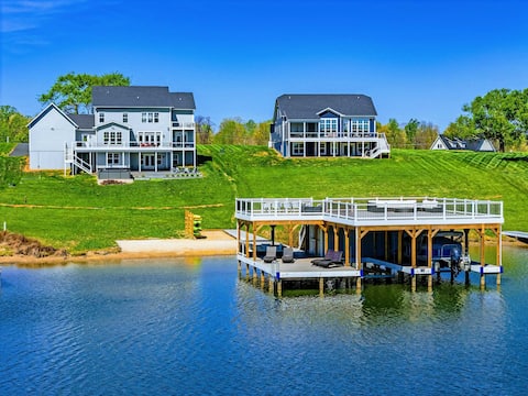 NEW 8BR Lakefront Lake Anna, Dock, & Swim Spa