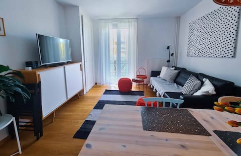 2BDR balcony+parking EPFL/UNIL