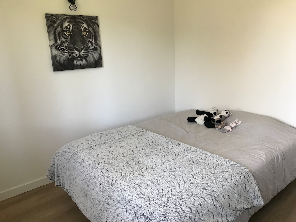 მოქნილი ძილი: ორადგილიანი საწოლი (140) ან 2 ერთადგილიანი საწოლი (70) ბავშვებისთვის