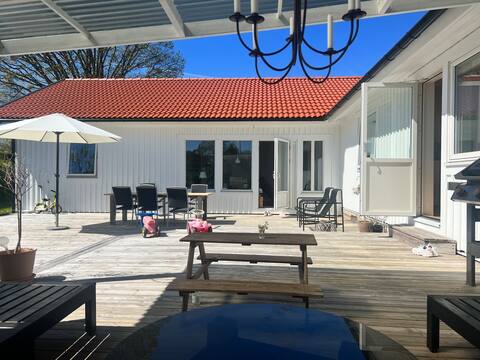 Social and spacious villa in Onsala