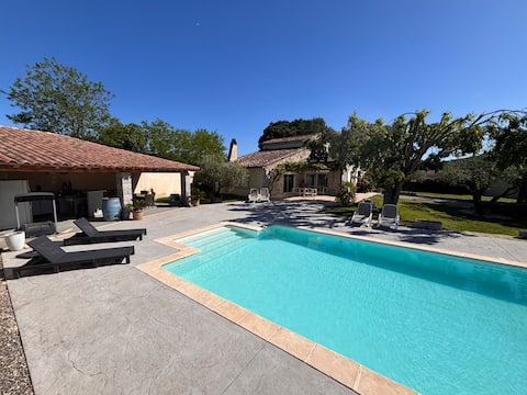 Charming stone house, private pool, Ruoms