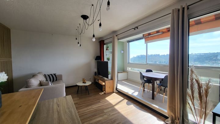Charmant T2 Avec Vue Panoramique Et Piscine - Saint-Mandrier-sur-Mer