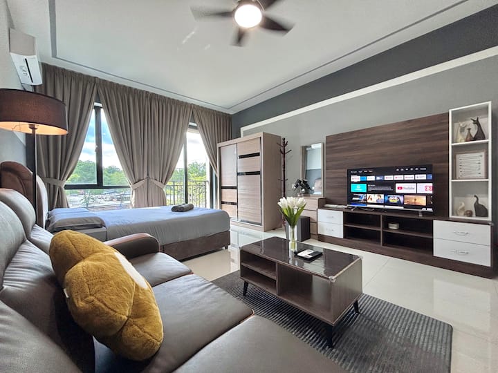 2pax Centralpark Studio｜jbciq Skudai｜netflixwifi - Johor Bahru