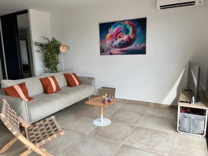 Grand T3, Vue Mer, Neuf Agosta Plage (5'porticcio) - Porticcio