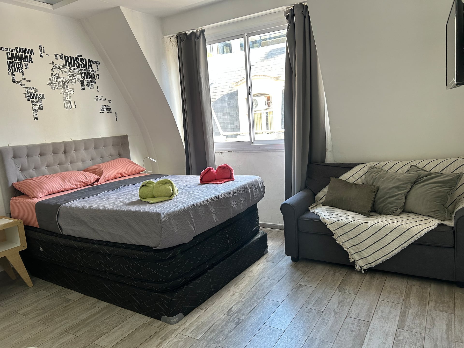 Apartamento mobiliado com 1 quarto em San Nicolás