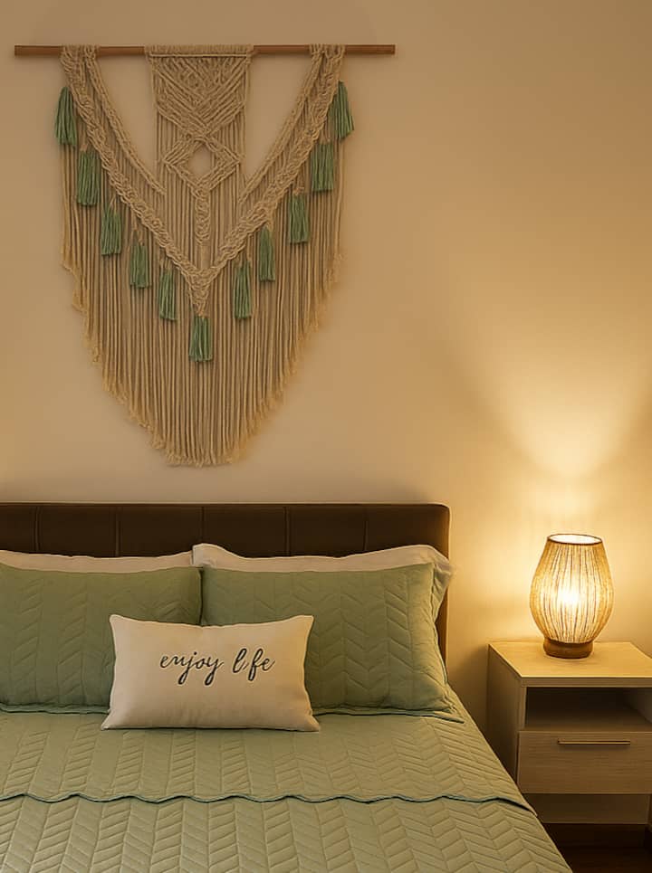 温馨的空间，柔和的灯光和设计，让您在Ponta Grossa住宿期间放松身心。 