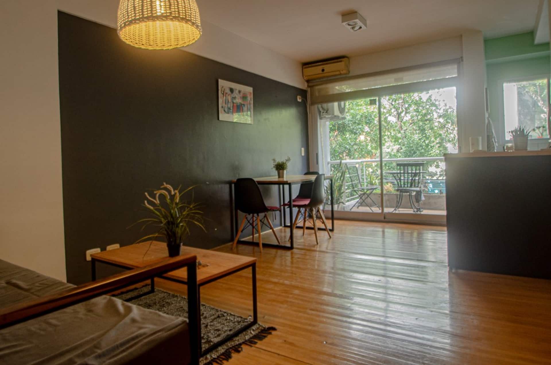 Departamento de 1 dormitorio con balcón en Palermo Hollywood