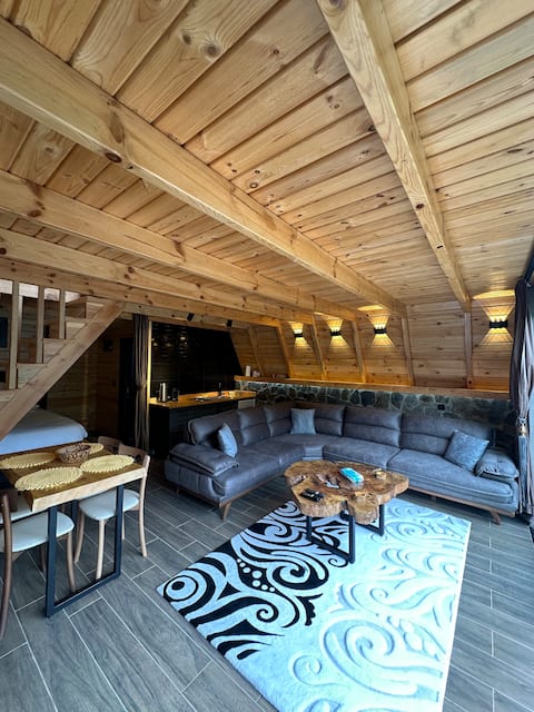 Ruby Bungalov BİG ROOM (100m2) Whirlpool - Garden