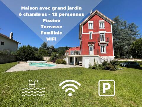 La Maison Fleurie *Pool*Wi-Fi*BBQ
