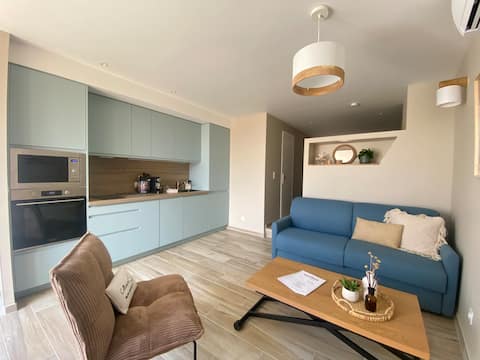 Top performing Airbnb: T1bis in the old town, 3 min from the beaches, air conditioning in Collioure