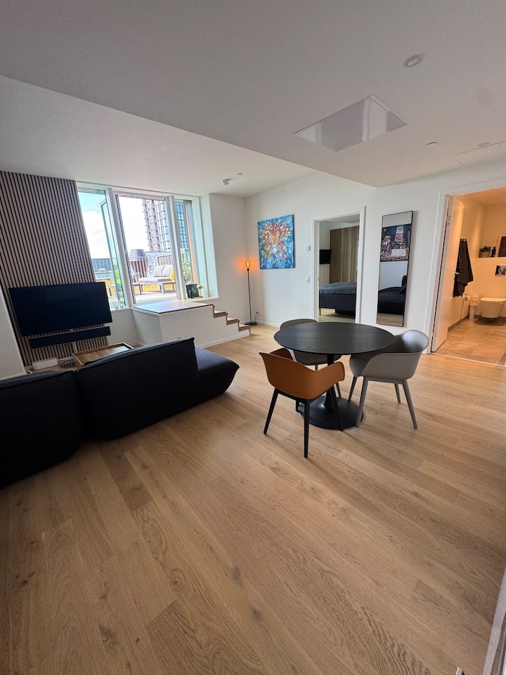 Penthouse M. Tagterrasse & Gratis Parkering - Kodaň