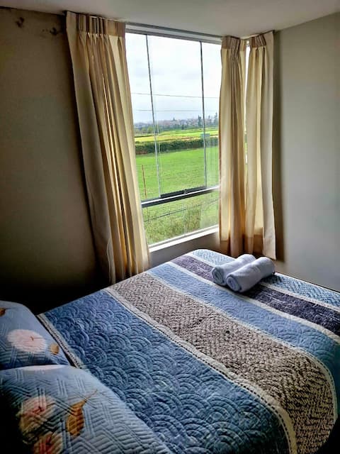 Beautiful view of the countryside. Long stays.