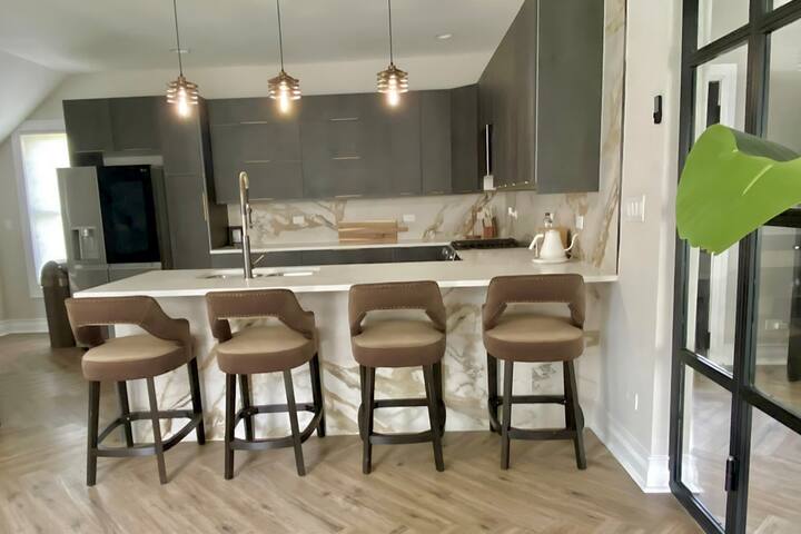 “Maison Blanc Noir” ~ Chicago Mansion w/ King Beds gallery image 5