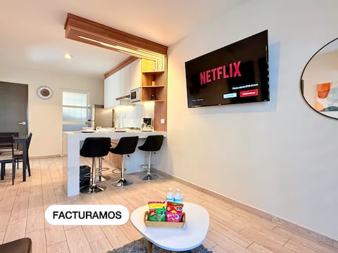Top performing Airbnb: We invoice | Equipped apartment 3 minutes from IMSS in Culiacán Rosales