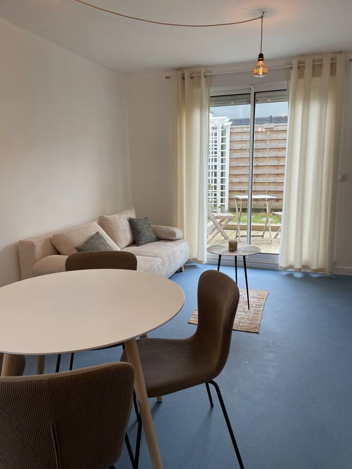 Appartement Cuisine éQuipée Salon Une Chambre - Merville-Franceville-Plage