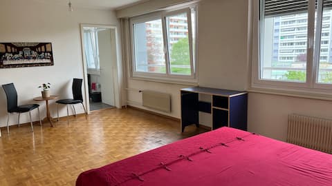 Top Airbnb: Large studio Lausanne in Montblesson