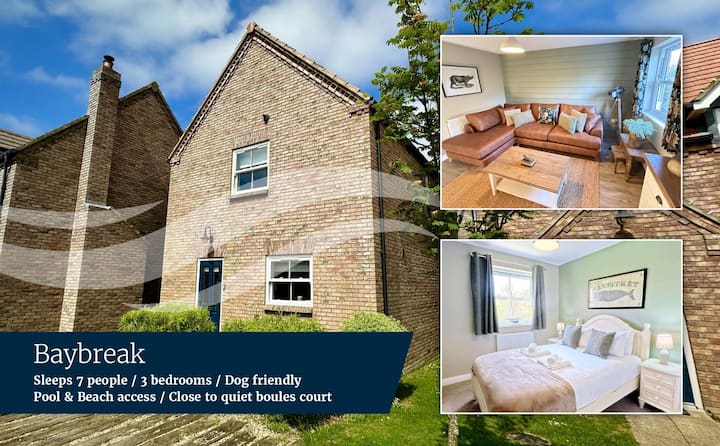 Baybreak 3 Bed Cottage - Pool And Beach Access - Filey