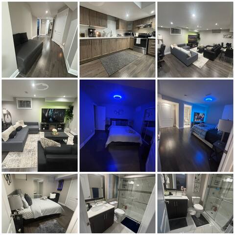 BRIGHT|2BATHS:4BEDS|YYZ|401|XBOX|2SONYTVs|1300SQF+